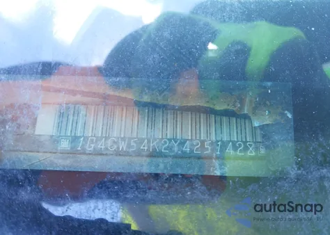 2000 Buick Park Avenue из США, поврежденный, VIN 1G4CW54K2Y4251428